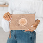 Aloha Tassel Clutch (Blush)