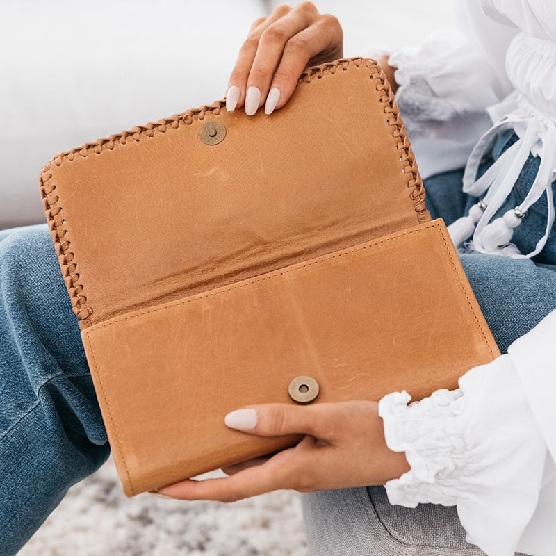 Free Spirit Clutch (Tan)