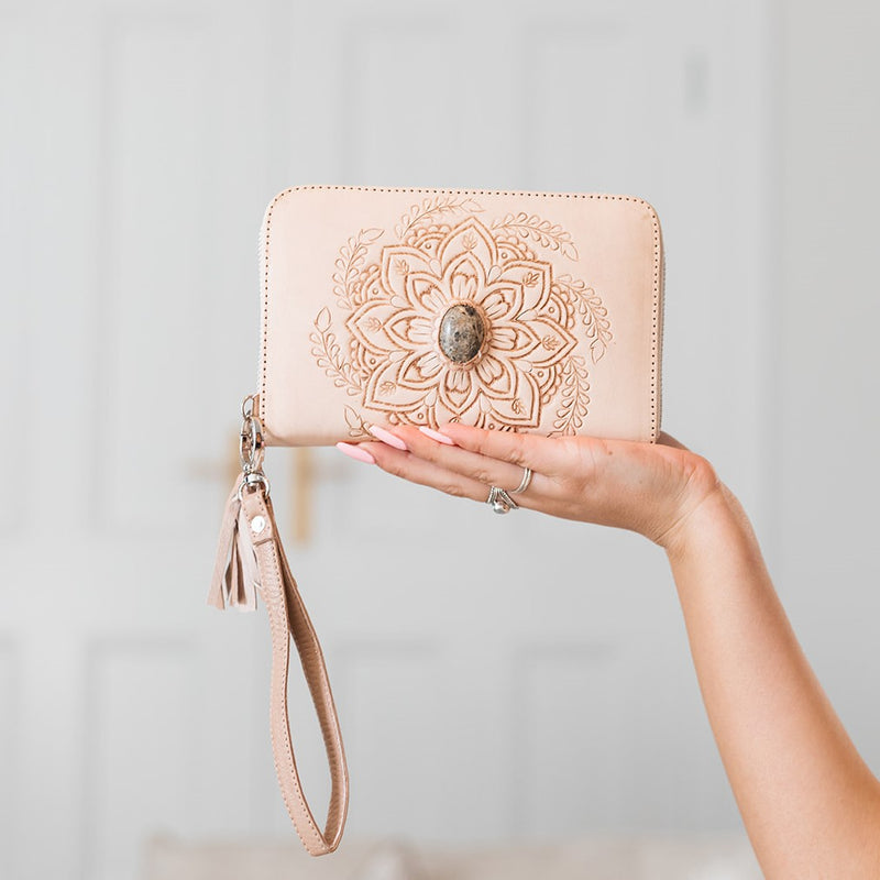 Harmony Zip Wallet (Natural)
