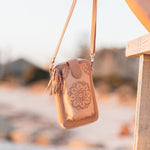 Mandala Zip Phone Bag (Blush)