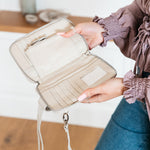 Mandala Zip Phone Bag (Blush)