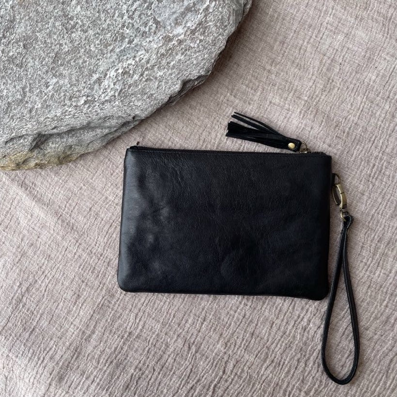 Gypsy Tassel Clutch (BLACK)