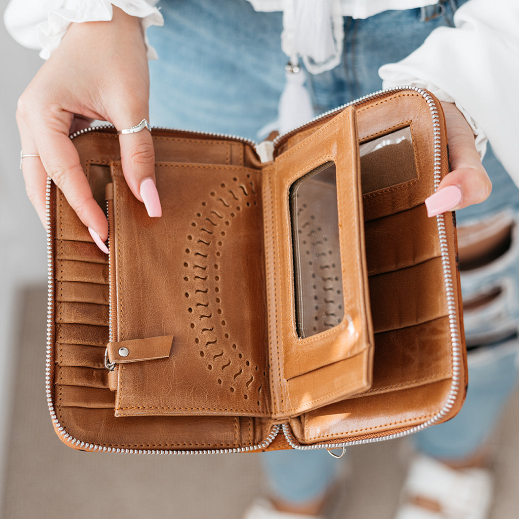Retro Poppy Wallet