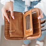 Retro Poppy Wallet