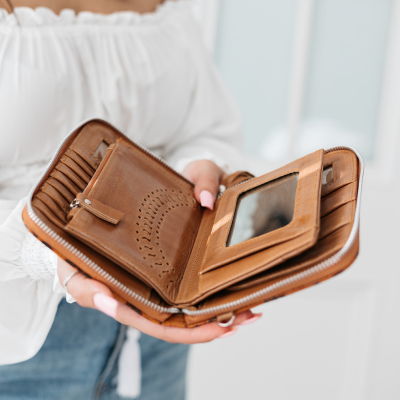 Retro Poppy Wallet