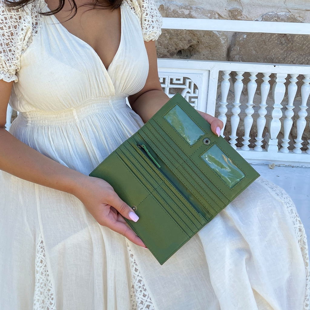 Stitch Wallet (Olive)