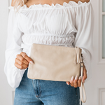 Summer Tassel Clutch - Medium (Natural)