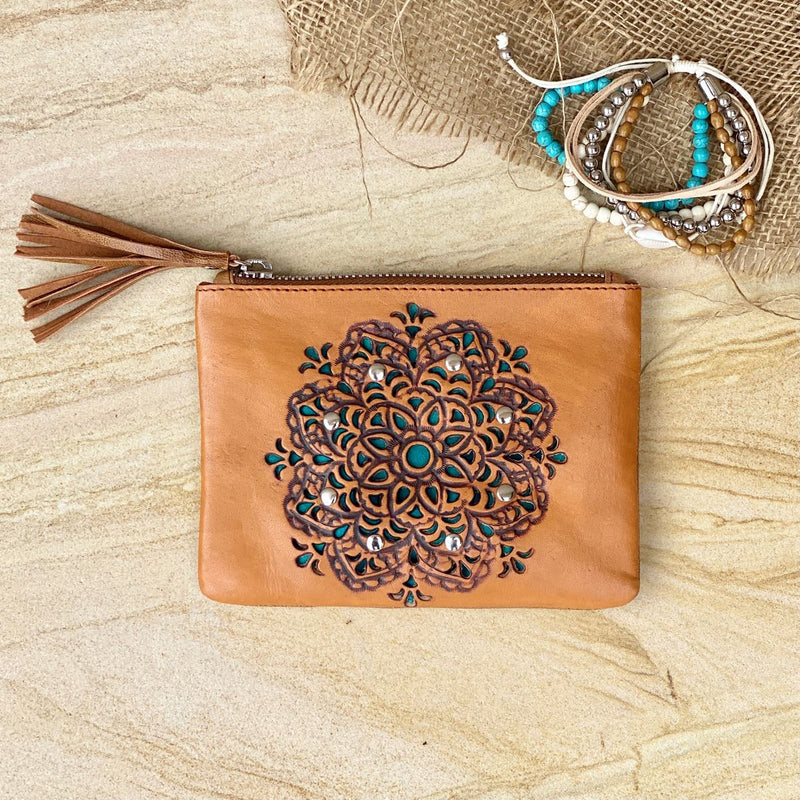 Summer Tassel Pouch - Mini (Vintage Tan)