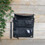 Feather & Stone Wallet (Black)
